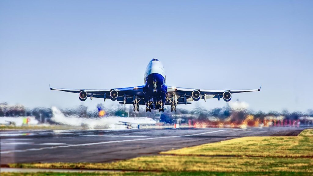 airplane taking off